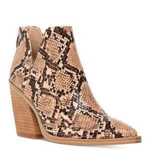 Steve Madden Alyse Booties snake print